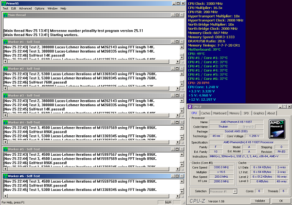 AMD Phenom II X6 1100T uv Phenom II X6 1100T uv