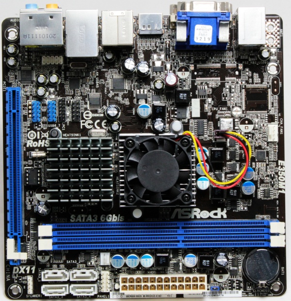 ASRock E350M1 front ASRock E350M1 front