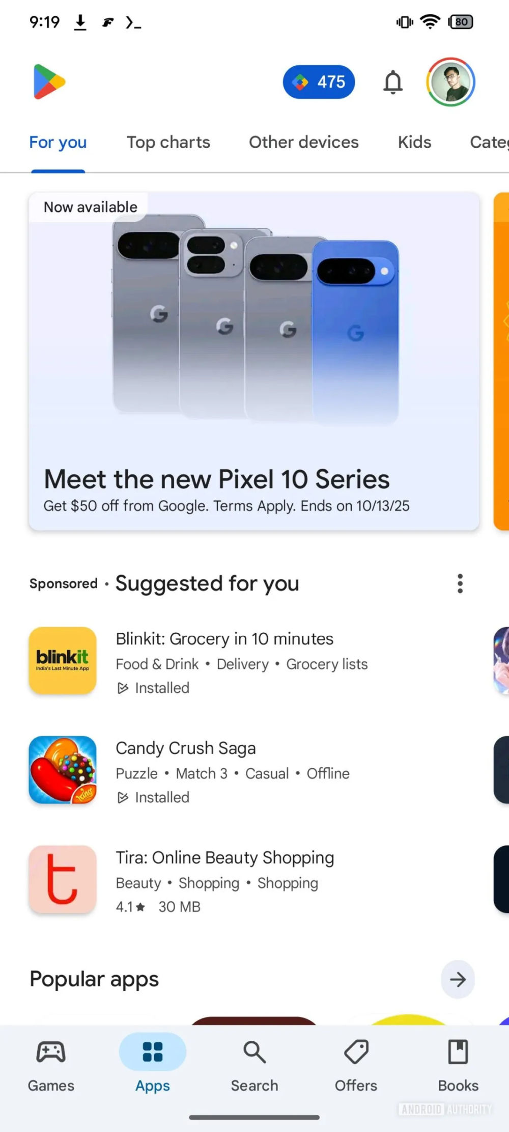 pixel 10 series play store app scaled