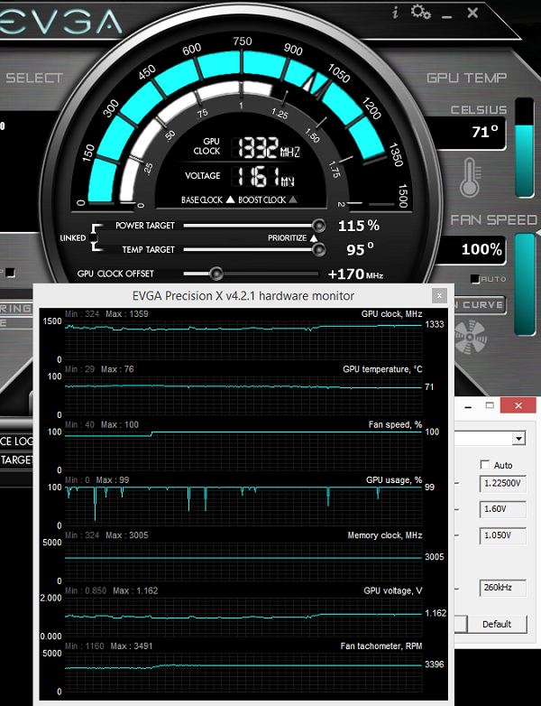 gtx 780 classified evga default precisionX oc2