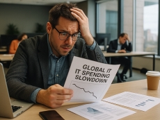 Global IT services spending hits the brakes