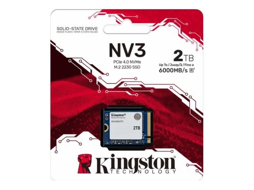 Kingston adds M.2 2230 form-factor to the NV3 PCIe 4.0 NVMe SSD lineup