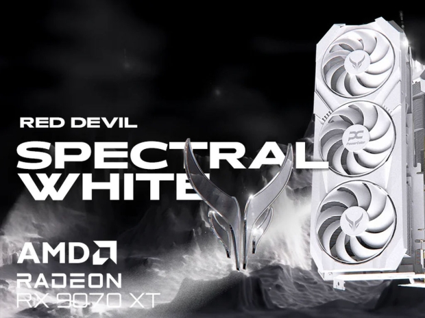 Powercolor officially unveils Red Devil Spectral White RX 9070 XT graphics card