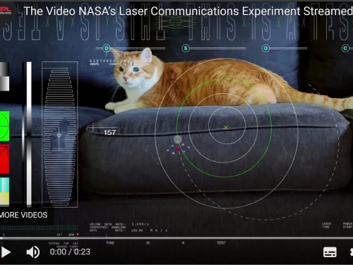 JPL stream cat videos from deep space