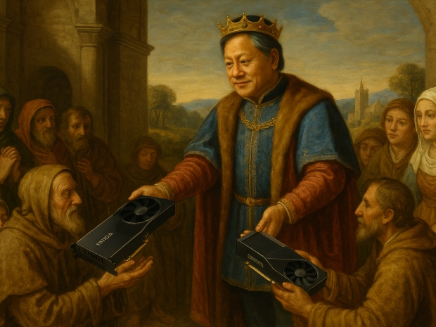 Nvidia boss promises AI renaissance for Europe