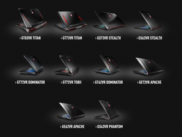 MSI talks of 10 gaming notebooks