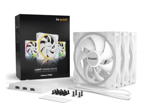 be quiet! adds white color to its Light Wings ARGB fans
